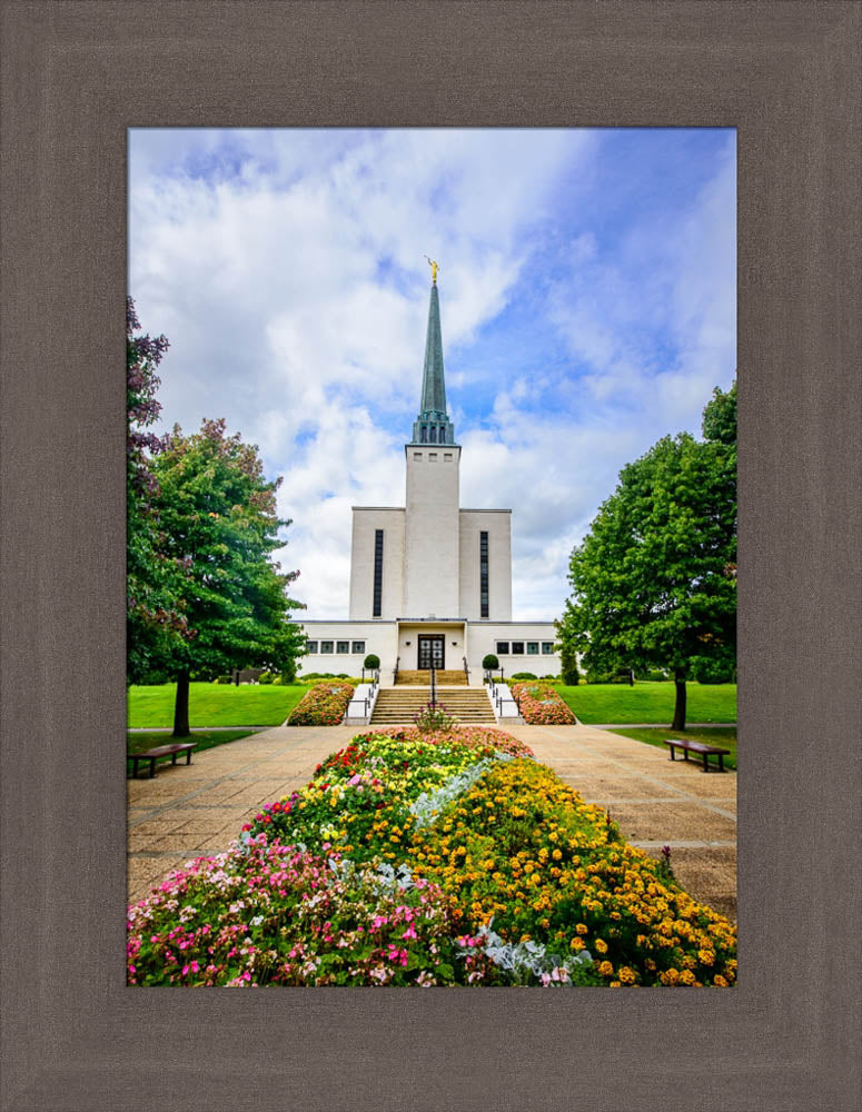 London Temple - Flower Entrance by Scott Jarvie