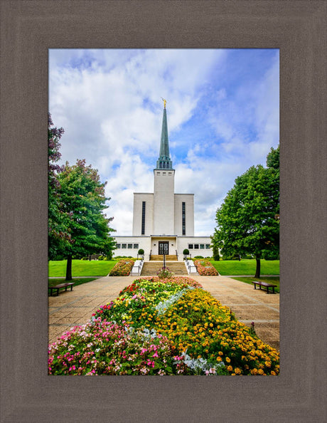 London Temple - Flower Entrance by Scott Jarvie