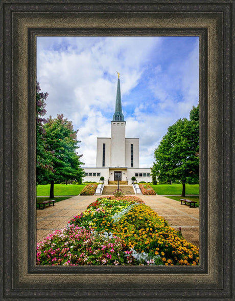 London Temple - Flower Entrance by Scott Jarvie