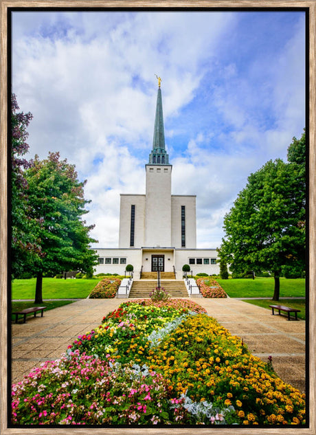 London Temple - Flower Entrance by Scott Jarvie