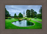 London Temple - Pond and Trail by Scott Jarvie