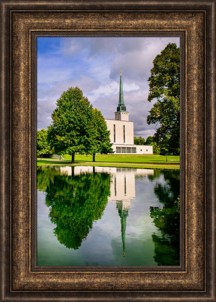 London Temple - Reflection by Scott Jarvie