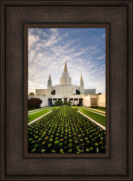 Oakland Temple - Courtyard by Scott Jarvie