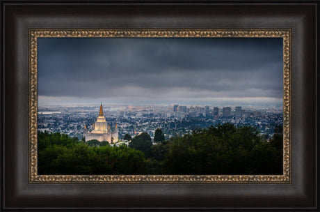 Oakland Temple - Blue by Scott Jarvie