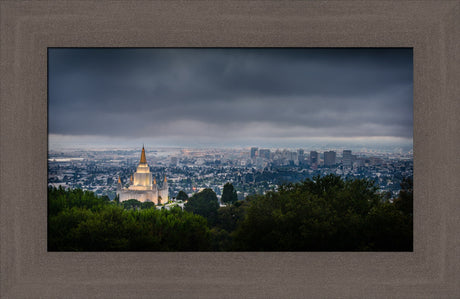 Oakland Temple - Blue by Scott Jarvie