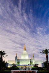 Oakland Temple - Vertical Twilight by Scott Jarvie