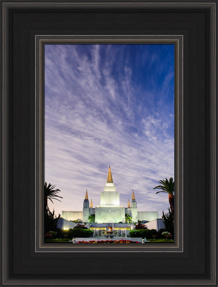 Oakland Temple - Vertical Twilight by Scott Jarvie