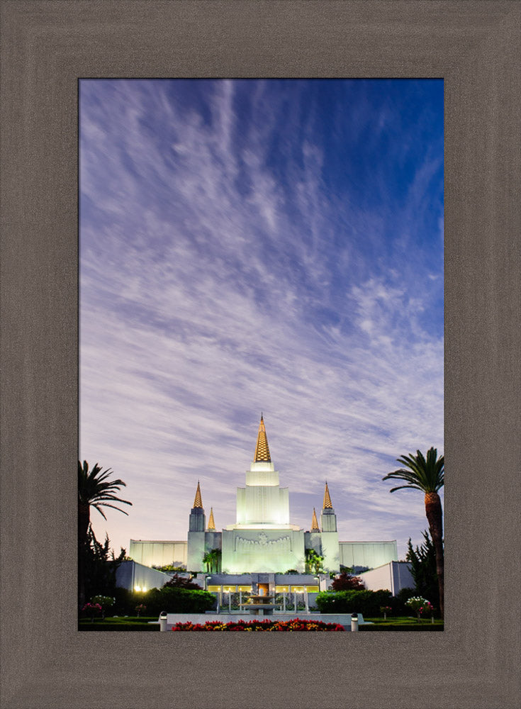 Oakland Temple - Vertical Twilight by Scott Jarvie