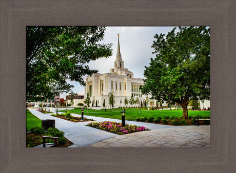 Ogden Temple - Summer Path by Scott Jarvie