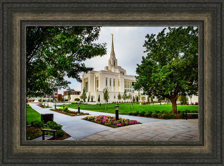 Ogden Temple - Summer Path by Scott Jarvie