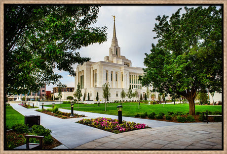 Ogden Temple - Summer Path by Scott Jarvie