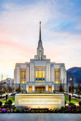 Ogden Temple - Sunrise by Scott Jarvie