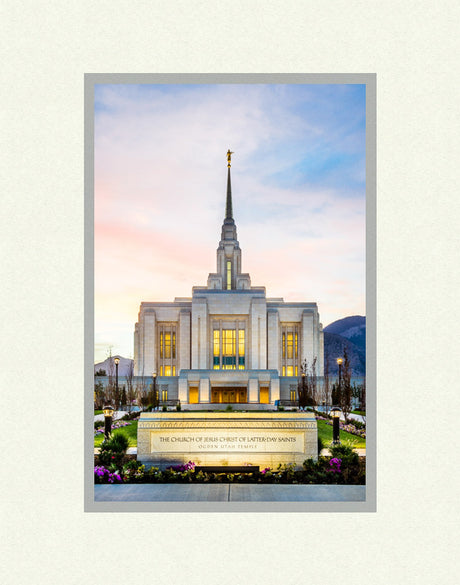 Ogden Temple - Sunrise by Scott Jarvie