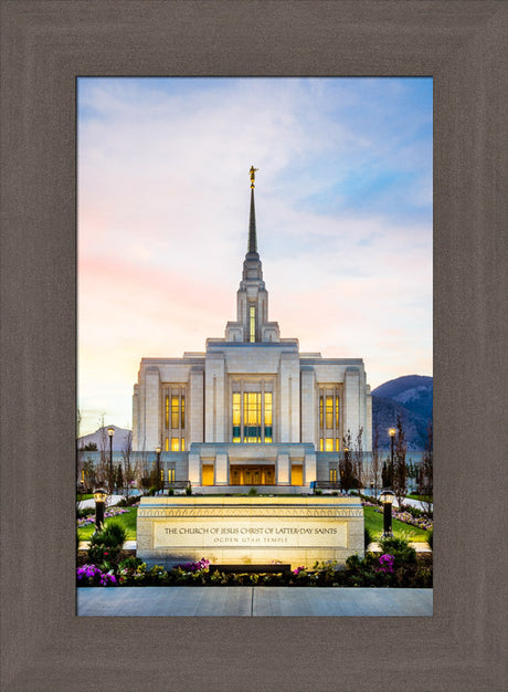 Ogden Temple - Sunrise by Scott Jarvie