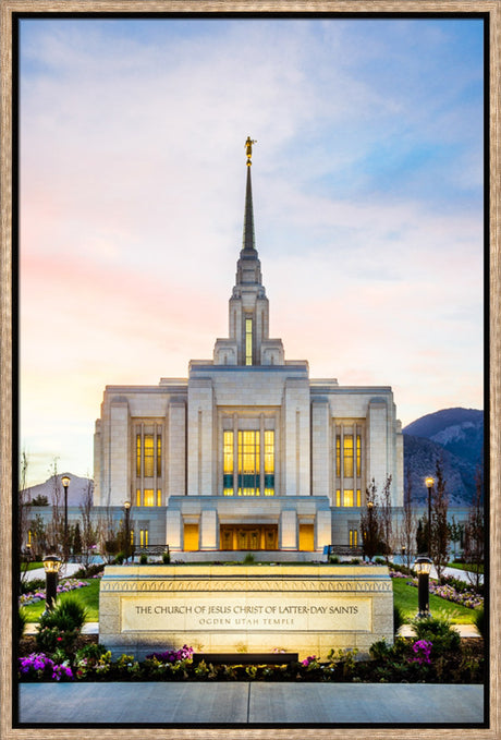 Ogden Temple - Sunrise by Scott Jarvie