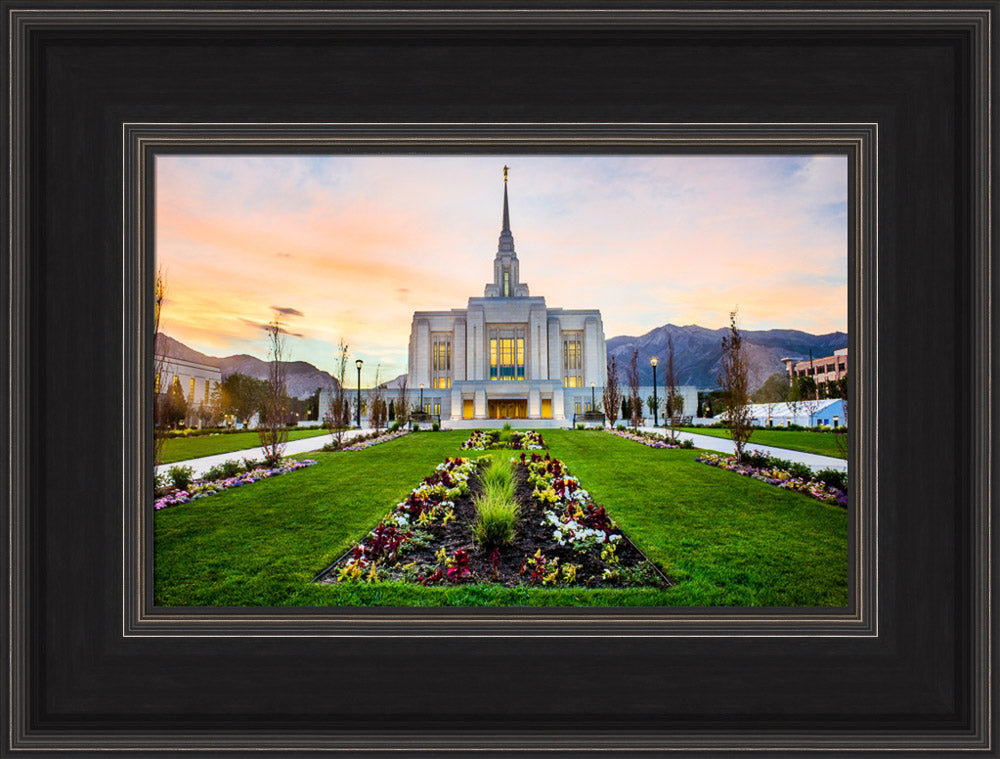 Ogden Temple - Garden Path by Scott Jarvie