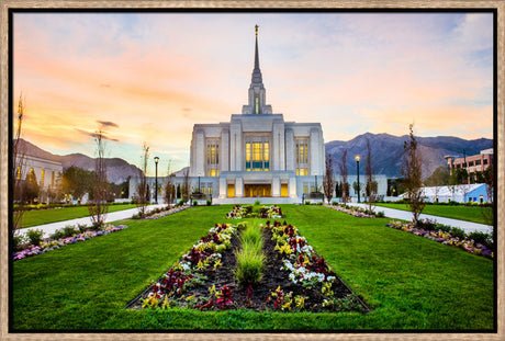 Ogden Temple - Garden Path by Scott Jarvie