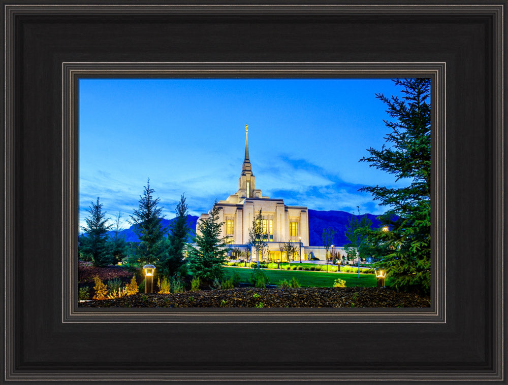 Ogden Temple - Twilight Through the Trees by Scott Jarvie