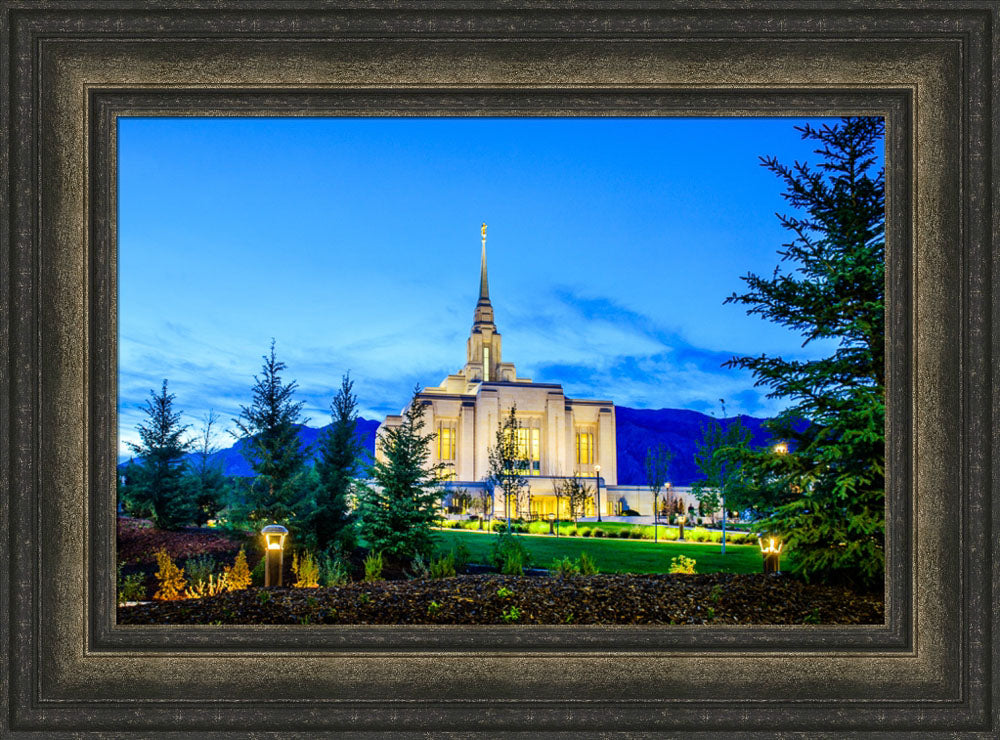 Ogden Temple - Twilight Through the Trees by Scott Jarvie