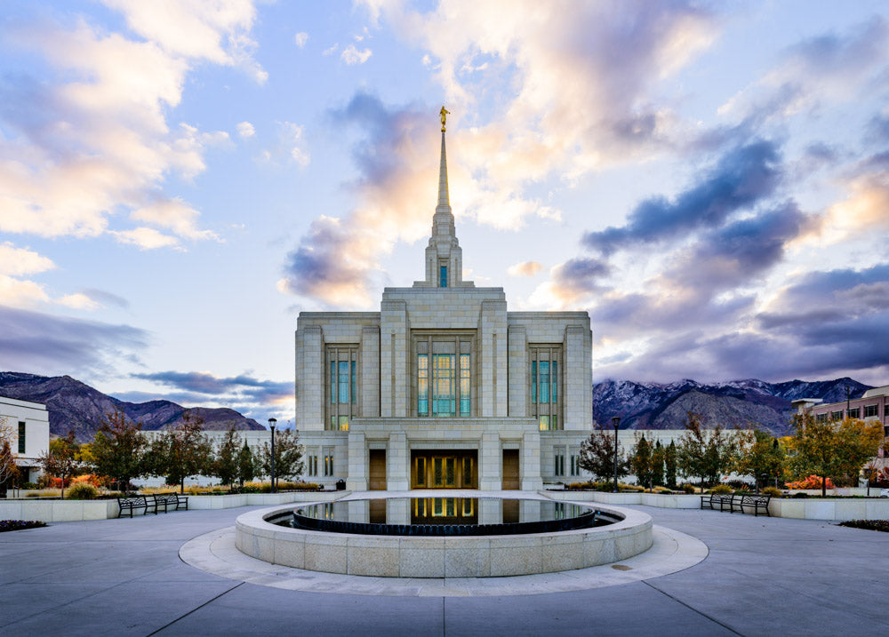 Ogden Temple - Morning Light by Scott Jarvie