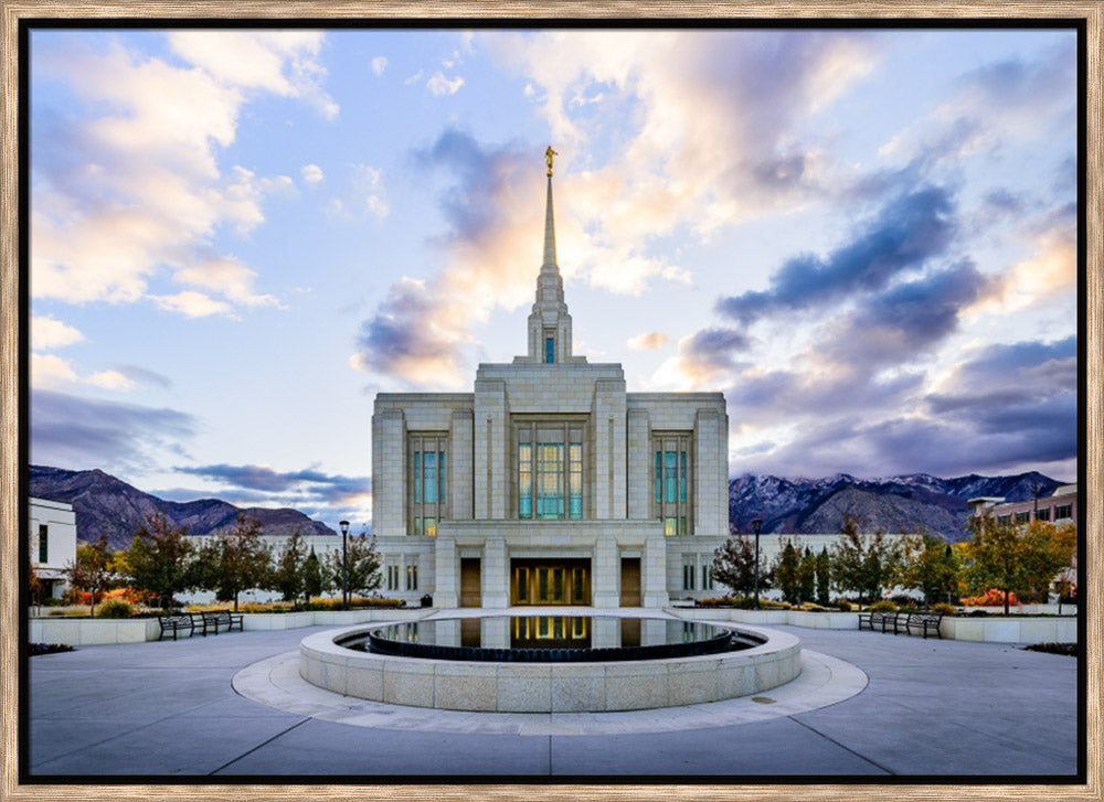 Ogden Temple - Morning Light by Scott Jarvie