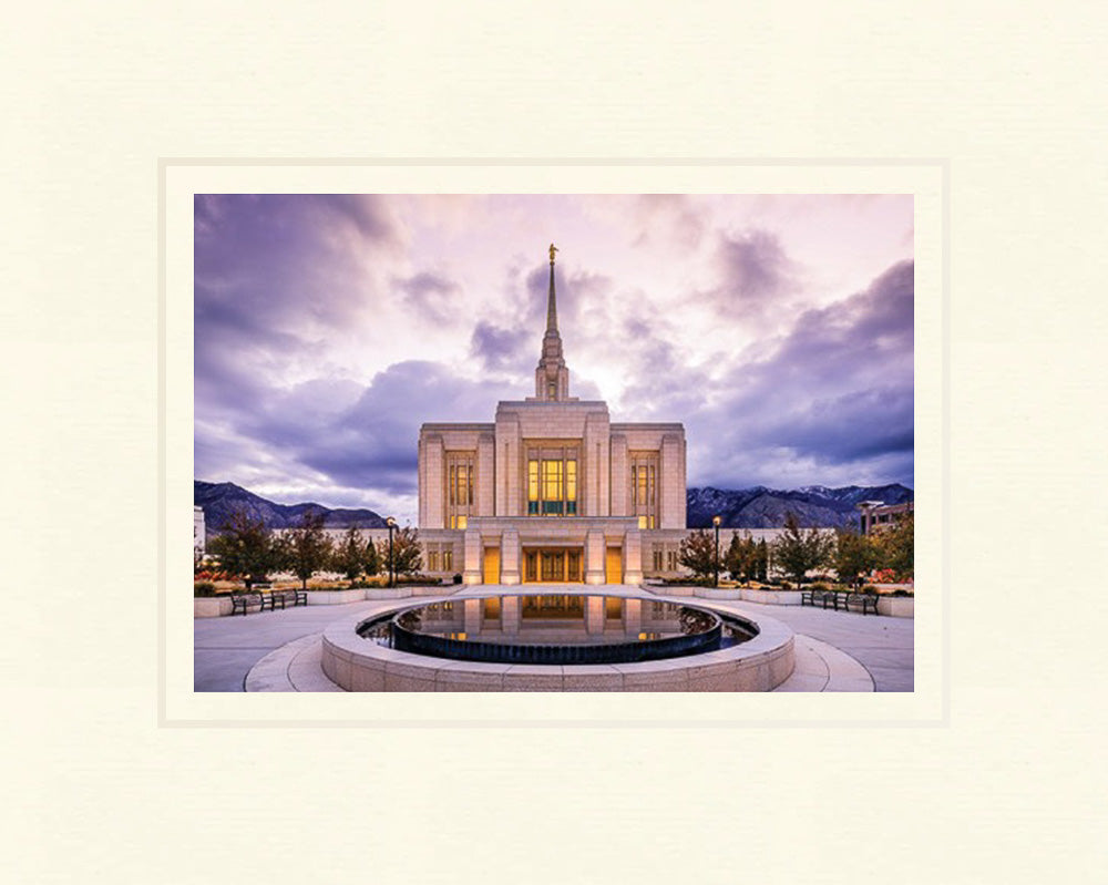 Ogden Temple - Morning Reflection by Scott Jarvie