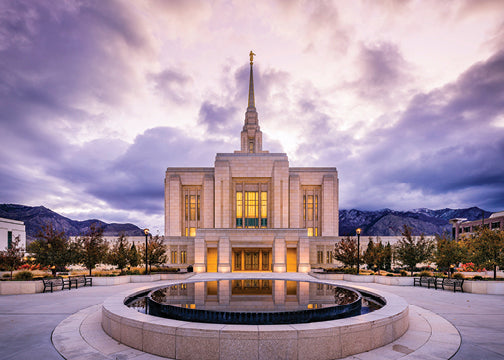 Ogden Temple - Morning Reflection 5x7 print