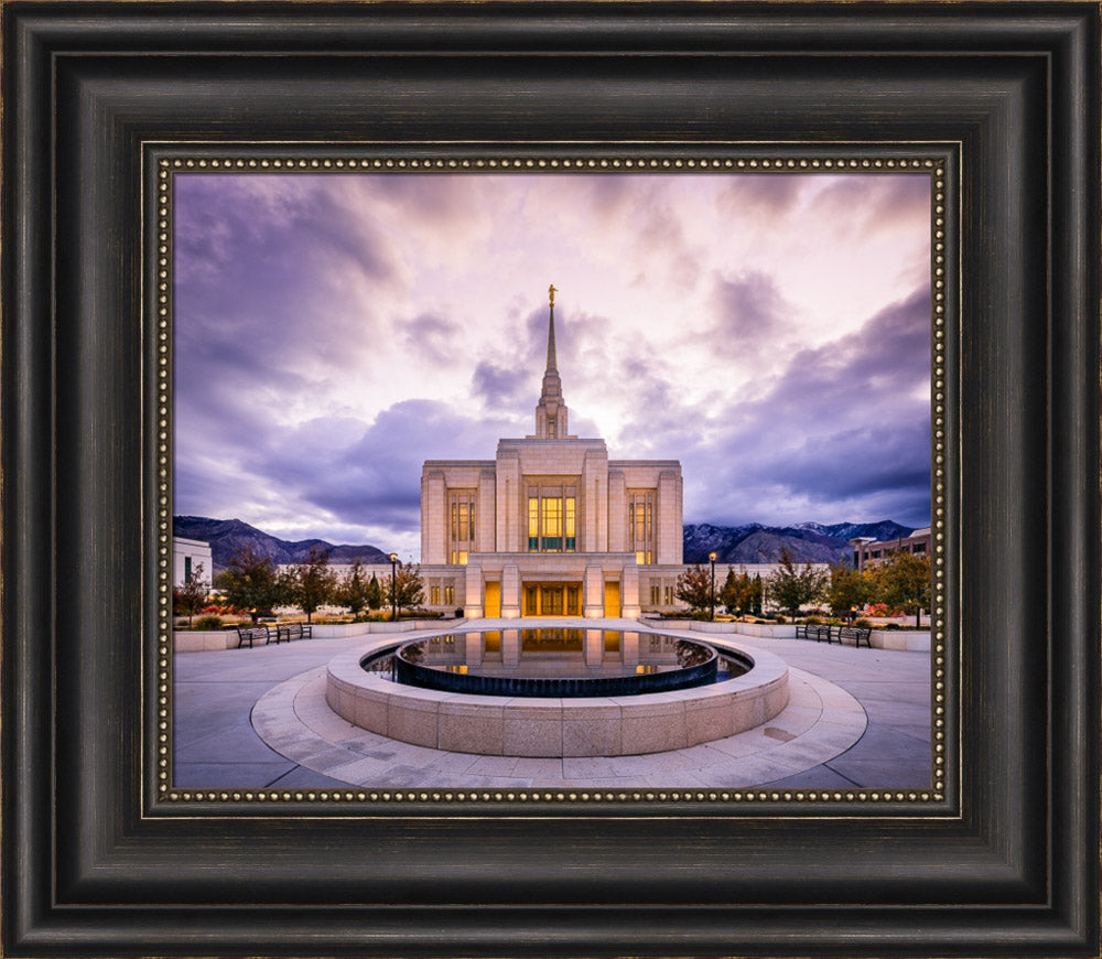 Ogden Temple - Morning Reflection by Scott Jarvie