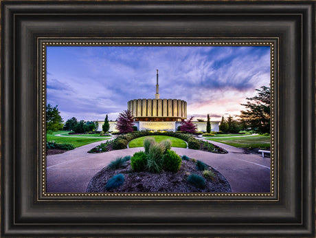 Provo Temple - Purple Twilight by Scott Jarvie