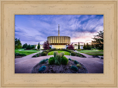 Provo Temple - Purple Twilight by Scott Jarvie