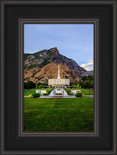 Provo Temple - Mountains by Scott Jarvie