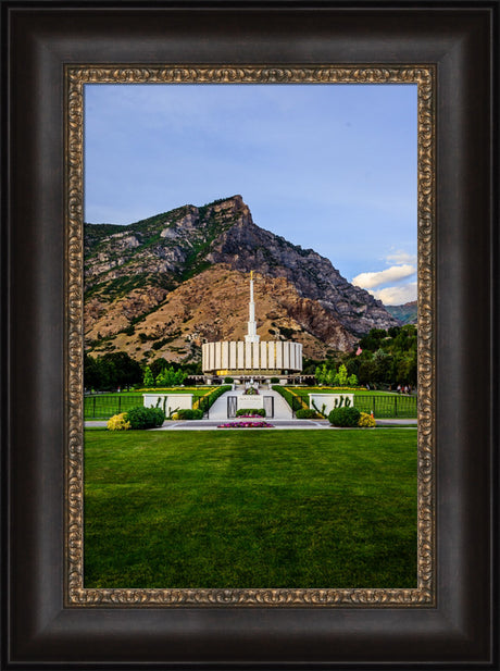 Provo Temple - Mountains by Scott Jarvie