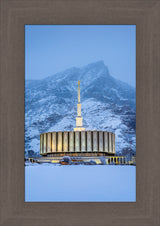 Provo Temple - Snowy Mountain by Scott Jarvie