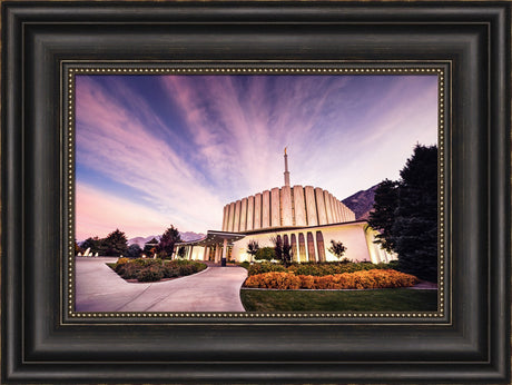 Provo Temple - Sunrise Walkway by Scott Jarvie