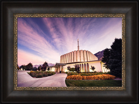 Provo Temple - Sunrise Walkway by Scott Jarvie