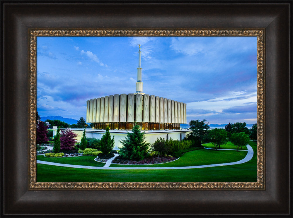 Provo Temple - From the Corner by Scott Jarvie