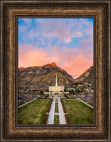 Provo Temple - Sunset Over the Mountain by Scott Jarvie