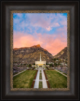 Provo Temple - Sunset Over the Mountain by Scott Jarvie