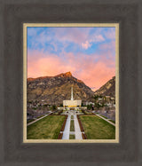 Provo Temple - Sunset Over the Mountain by Scott Jarvie