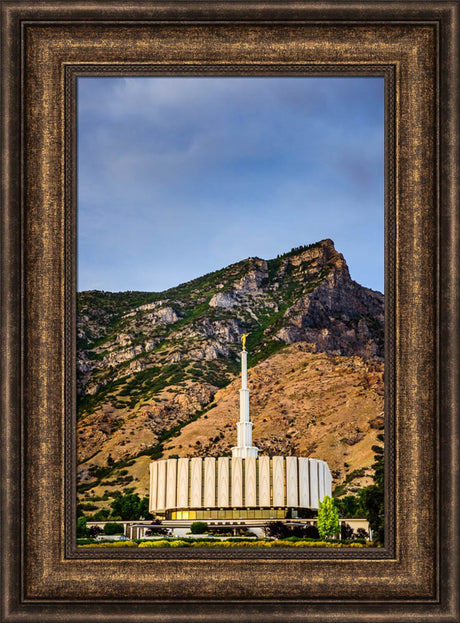 Provo Temple - Vertical Mountains by Scott Jarvie