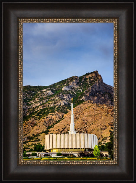 Provo Temple - Vertical Mountains by Scott Jarvie