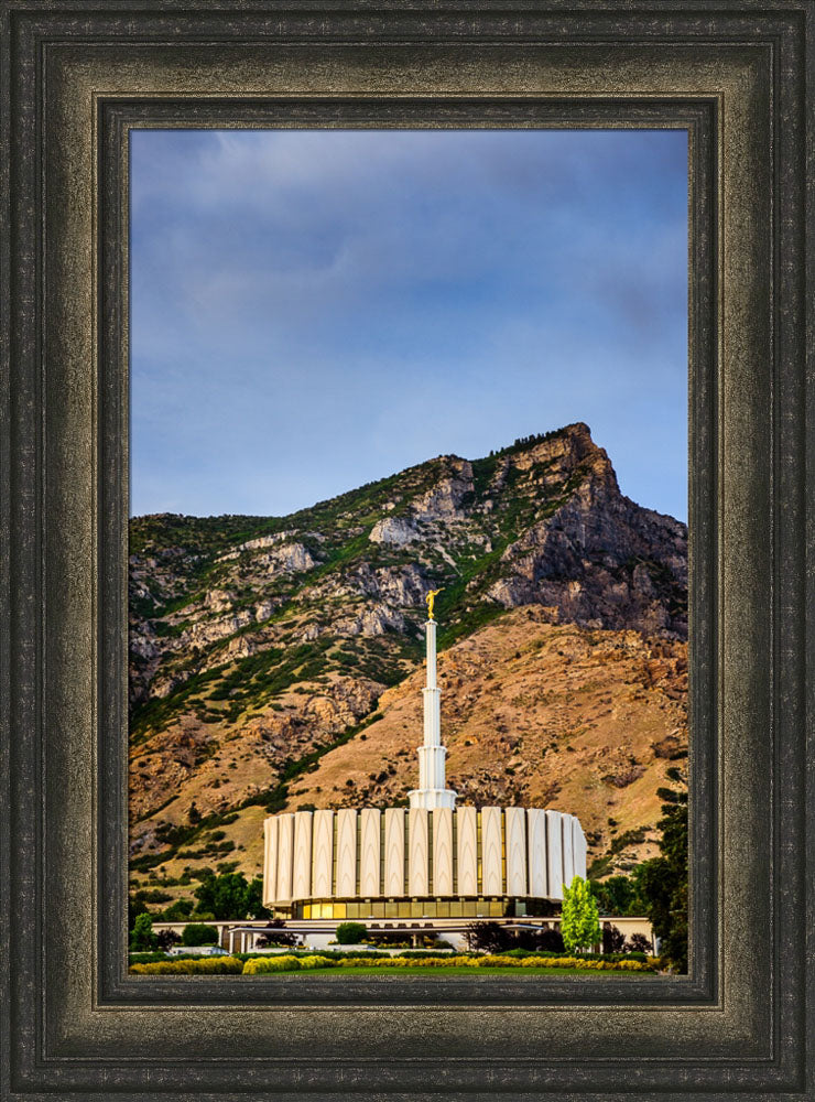 Provo Temple - Vertical Mountains by Scott Jarvie