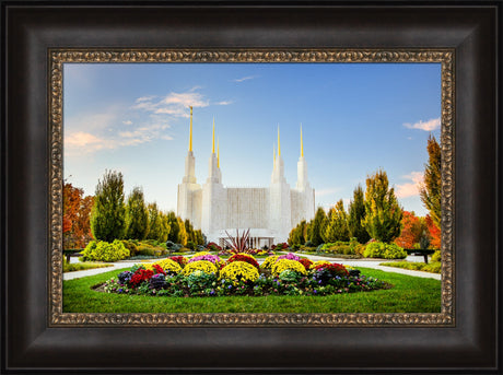 Washington DC Temple - Flowers by Scott Jarvie