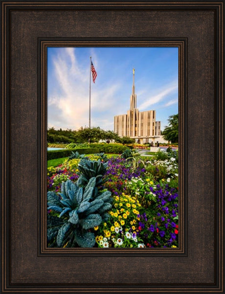 Seattle Temple - Garden View by Scott Jarvie