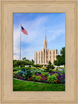 Seattle Temple - Flag by Scott Jarvie