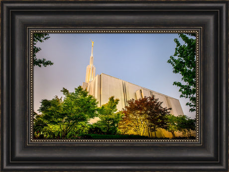 Seattle Temple - Sunset from the Side by Scott Jarvie