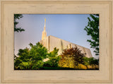 Seattle Temple - Sunset from the Side by Scott Jarvie