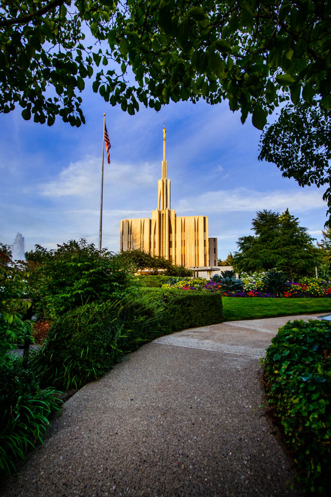 Seattle Temple - Pathway to the Temple by Scott Jarvie