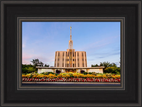 Seattle Temple - Flower Garden by Scott Jarvie