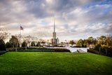 Atlanta Temple - Lawn View by Scott Jarvie